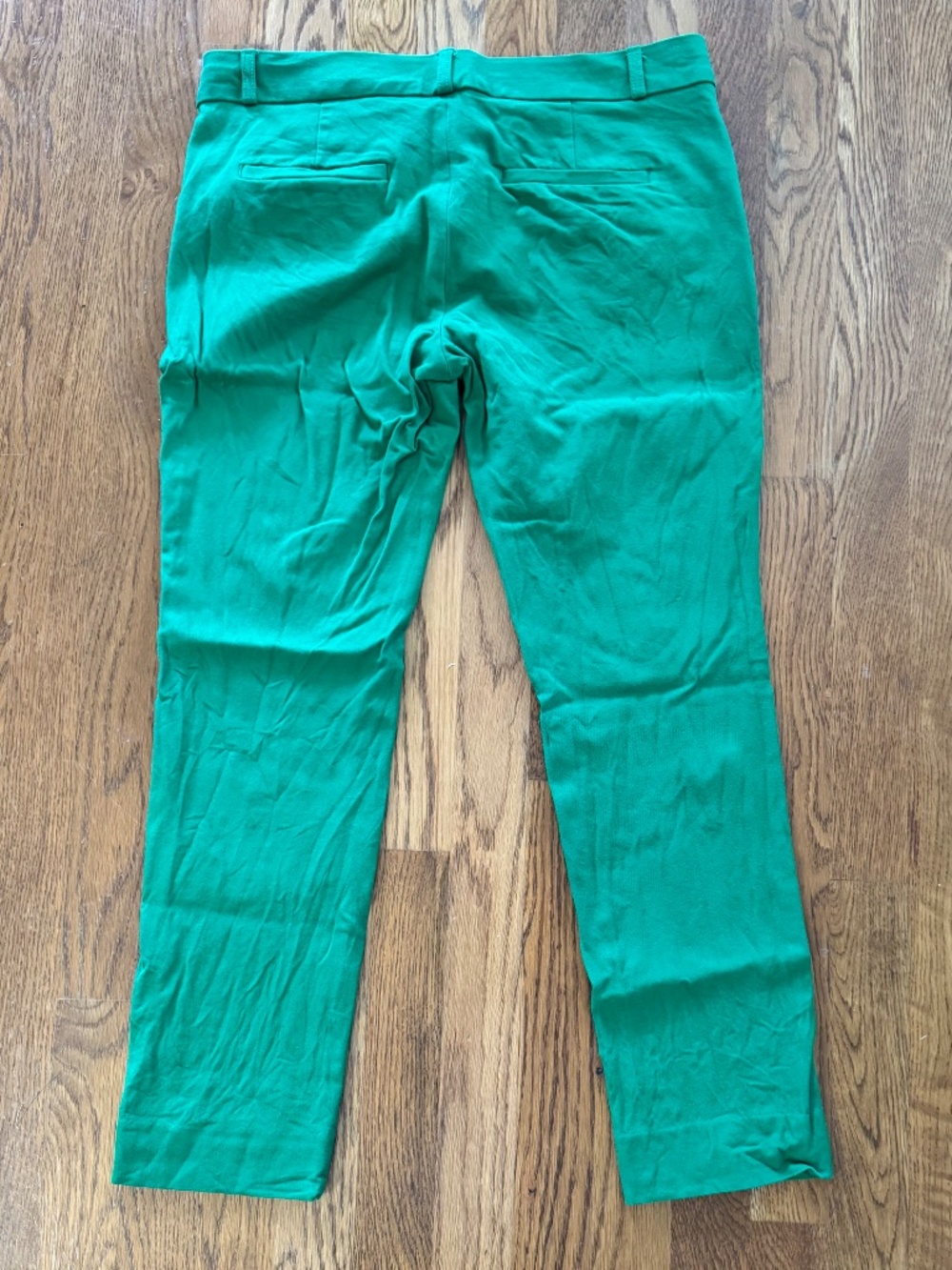 Banana Republic Sloan Cropped Ankle Pant - Green - Size 6 - Picture 2 of 4